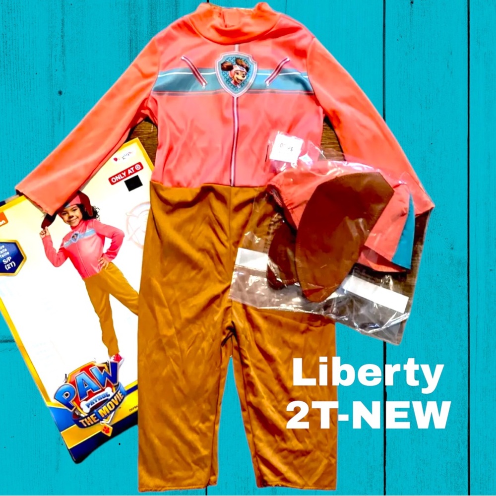 NEW~SZ: 2T Nick JR~Paw Patrol The Movie LIBERTY Toddler Halloween  Costume